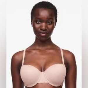 Bare light pink soft lace back bra NWT wild rose 36H